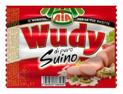 Immagine di AIA WURSTEL WUDY PURO SUINO GR.100