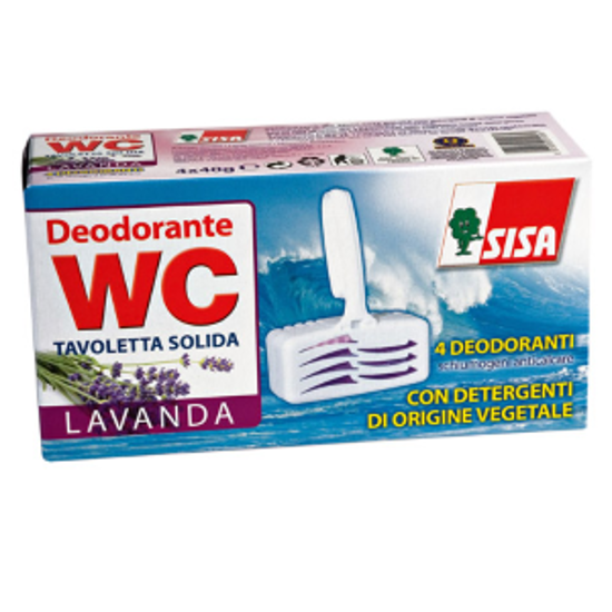 Immagine di SISA DEODORANTE WC LAVANDA X 4