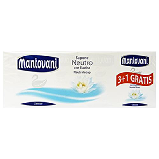 Immagine di MANTOVANI SAPONE GR.100X4 PZ.