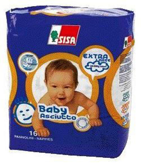 Immagine di SISA PANNOLINI DRY EXTRA LARGE PZ.15