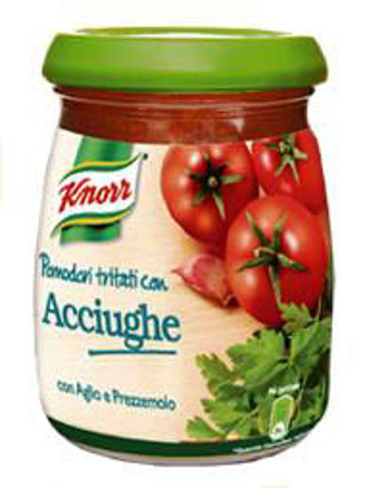 Immagine di KNORR SUGO POMODORI TRITATI CON ACCIUGHE GR.250