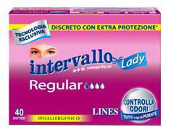 Immagine di LINES INTERVALLO LADY REGULAR SALVASLIP X 40