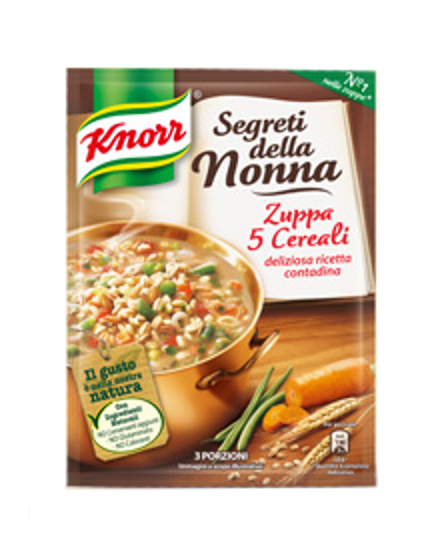 Immagine di KNORR ZUPPA AI 5 CEREALI IN BUSTA GR.110
