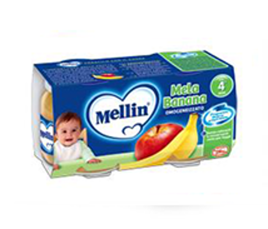 Immagine di MELLIN OMOGENEIZZATO MELA/BANANA GR.100 X 2