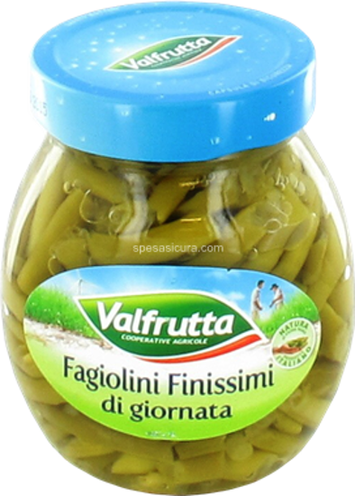 Immagine di VALFRUTTA FAGIOLINI FINISSIMI DI GIORNATA VETRO GR.360