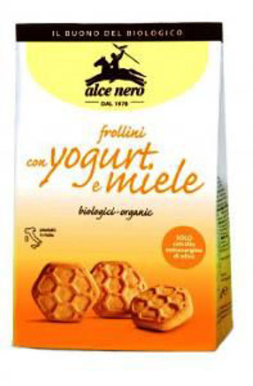 Immagine di ALCE NERO FROLLINI YOGURT/MIELE BIO GR.500