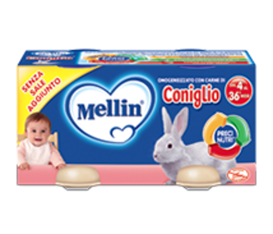 Immagine di MELLIN OMOGENEIZZATO CONIGLIO GR.80 X 2
