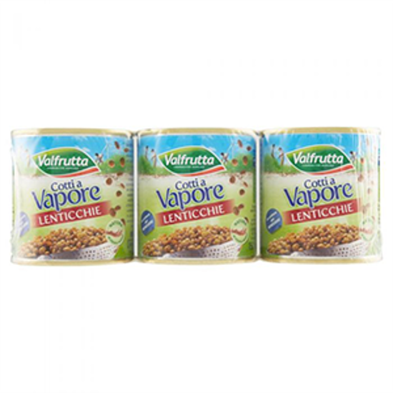 Immagine di VALFRUTTA LENTICCHIE G.160X3 COTTE A VAPORE