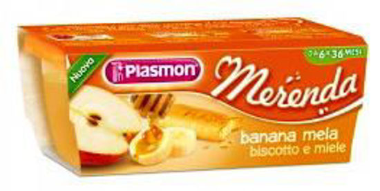 Immagine di PLASMON MERENDA BANANA/MELA/BISCOTTO/MIELE GR.120 X 3
