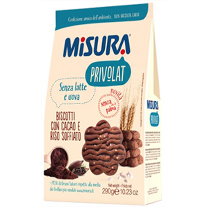 Immagine di MISURA BISCOTTI PRIVOLAT CACAO  G.300