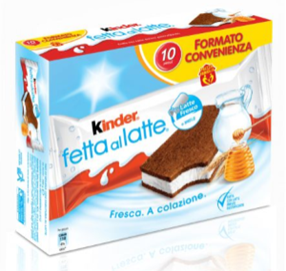 Immagine di KINDER FETTA AL LATTE X 10