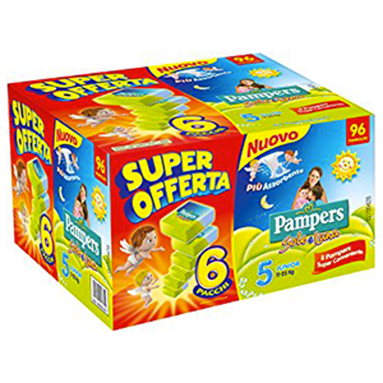 Immagine di PAMPERS SOLE/LUN ESAPAK JUNIOR 108