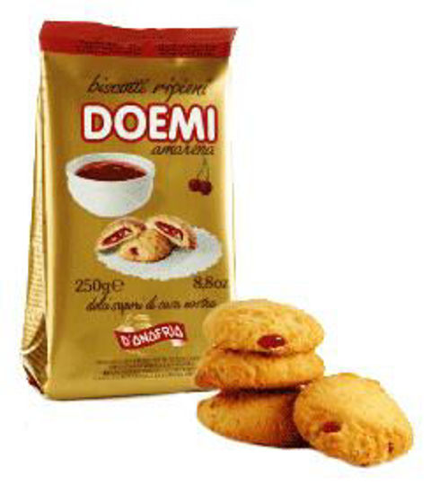Immagine di DOEMI BISCOTTI RIPIENI DI PASSATA D'AMARENA GR.250