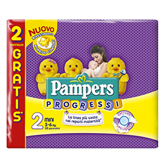 Immagine di PAMPERS PROGRESSI MINI 28+2