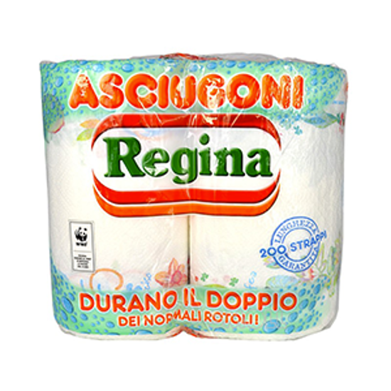 Immagine di REGINA ASCIUGONI 2 ROTOLI 200 STRAPPI