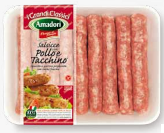 Immagine di AMADORI SALSICCA POLLO/TACCHINO GR.500