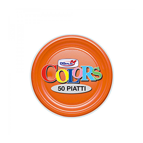 Immagine di DOPLA PIATTI FRUTTA PZ.50 ARANCIO