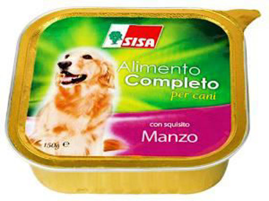 Immagine di SISA VASCHETTA CANE MANZO GR.150