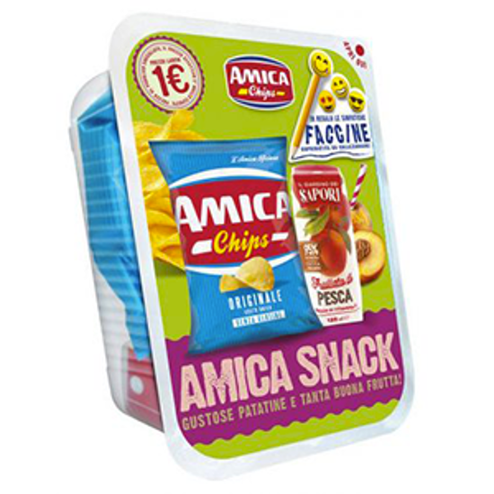 Immagine di AMICA CHIPS VASCHETTA SNACK 153 GR
