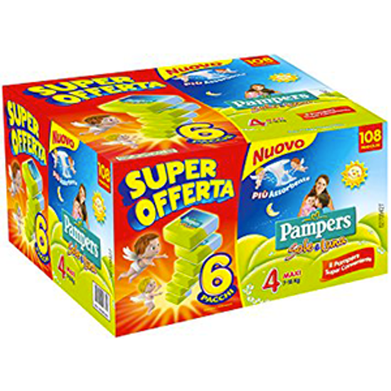 Immagine di PAMPERS SOLE/LUN ESAPACK MAXI X120