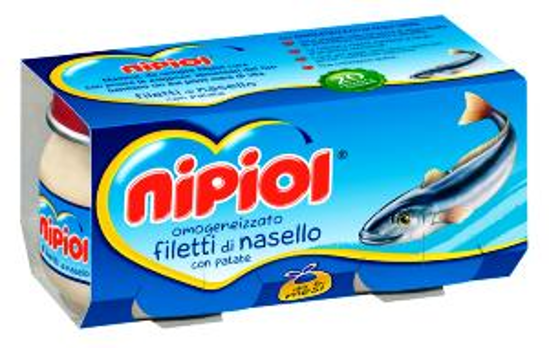 Immagine di NIPIOL OMOGENEIZZATO NASELLO/PATATE GR.80 X 2