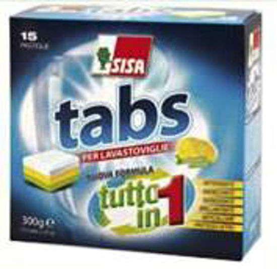 Immagine di SISA TABS LAVASTOVIGLIE 15 TABS