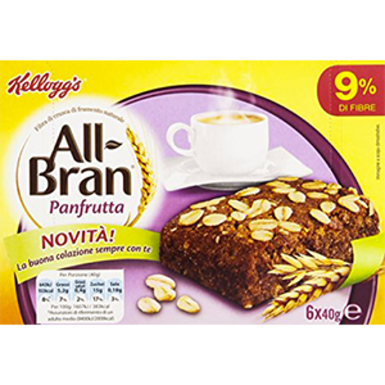 Immagine di KELLOGG'S ALL BRAN PANFRUTTA G.40X6