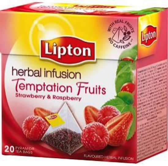 Immagine di LIPTON INFUSO PYRAMID FRAGOLE E LAMPONI X 20 FILTRI