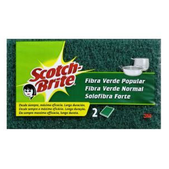 Immagine di SCOTCH BRITE STROFINETTO VERDE PZ.2