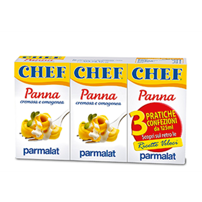 Immagine di PARMALAT PANNA CHEF UHT ML.125X3