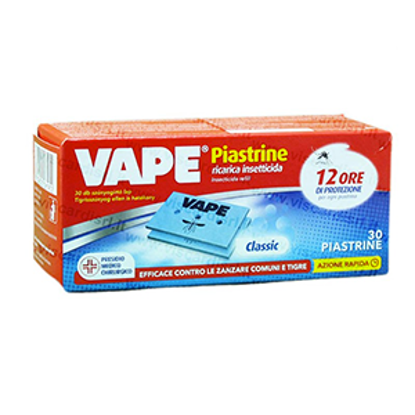 Immagine di VAPE PIASTRINE ZANZARE RICARICA PZ.30