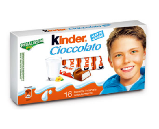 Immagine di KINDER CIOCCOLATO BARRETTE X 16