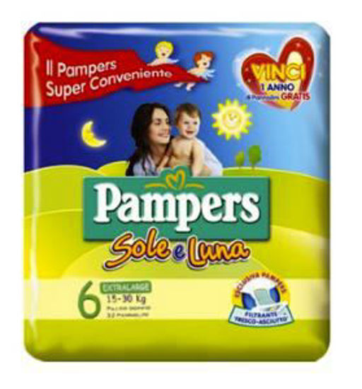 Immagine di PAMPERS SOLE E LUNA EXTRA LARGE PZ.13