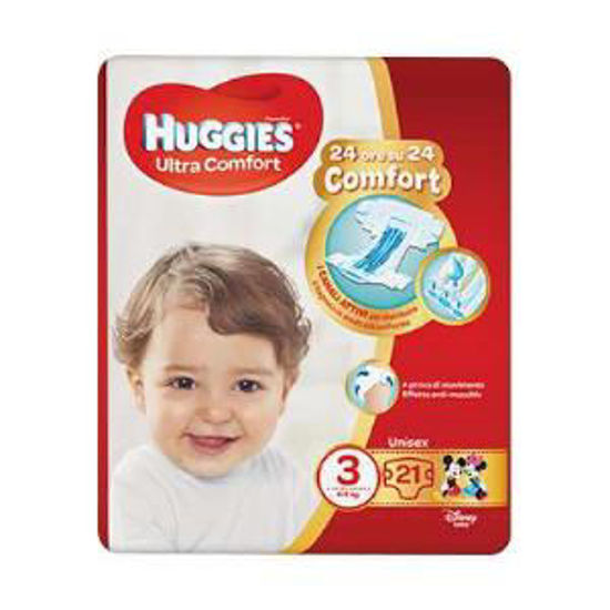 Immagine di HUGGIES ULTRACOMFORT TG.3 21PZ KG.4-9