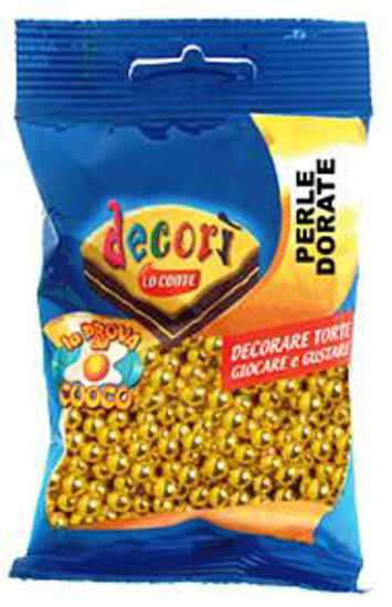 Immagine di DECORI' PERLE DORATE GR.45