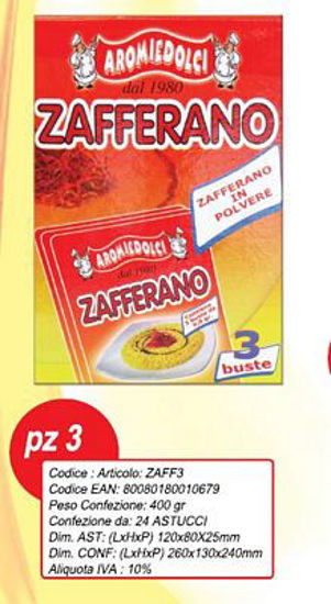 Immagine di BARRA ZAFFERANO GR.0,24 PZ.3 BUSTINA