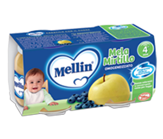 Immagine di MELLIN OMOGENEIZZATO MELA/MIRTILLO GR.100 X 2