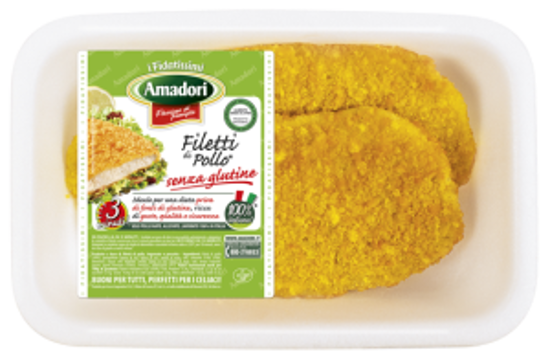 Immagine di AMADORI COTOLETTA DI POLLO SENZA GLUTINE GR.220