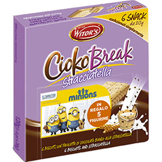 Immagine di WITOR'S CIOKOBREAK STRACC.6X20GR.