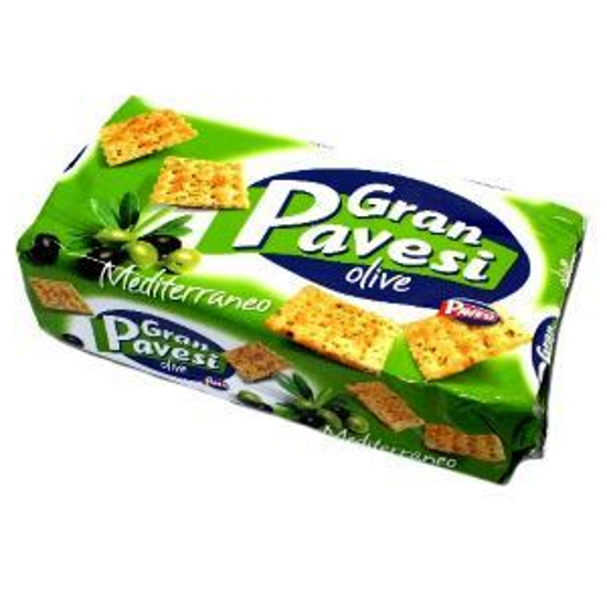 Immagine di GRAN PAVESI CRACKER MEDITERRANEO OLIVE GR.250