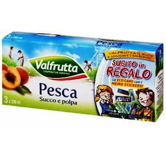 Immagine di VALFRUTTA SUCCO PESCA ML.200 X 3