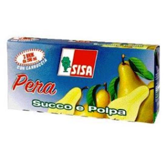 Immagine di SISA SUCCO PERA ML.200 X 3