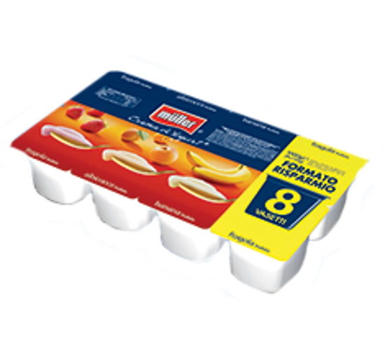 Immagine di MULLER FRUTTA A PEZZI GR.125 X 8