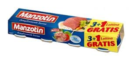 Immagine di MANZOTIN CARNE GR.70 X 3+1