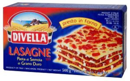 Immagine di DIVELLA LASAGNE DI SEMOLA GR.500