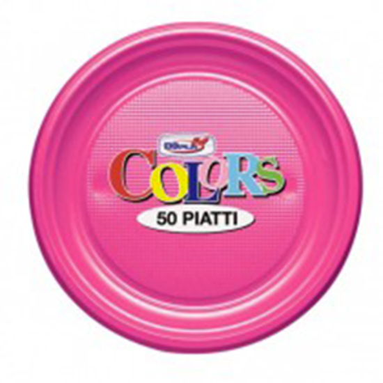 Immagine di DOPLA PIATTI FRUTTA PZ.50 ROSA