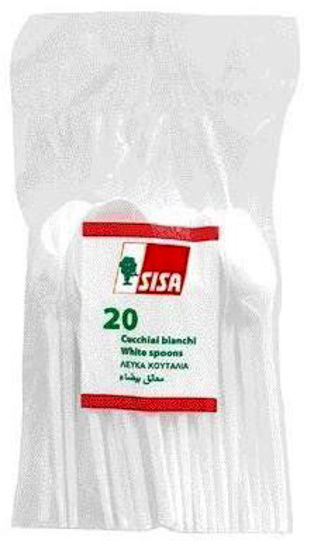 Immagine di SISA CUCCHIAI IN PLASTICA PZ.20