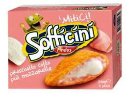 Immagine di FINDUS SOFFICINI PROSCIUTTO COTTO E MOZZARELLA GR.250