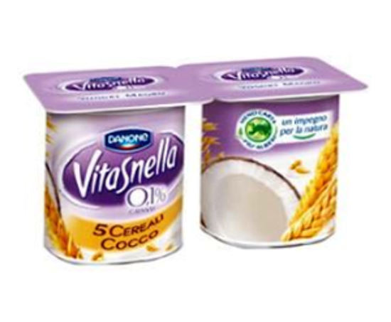 Immagine di VITASNELLA YOGURT CEREALI/COCCO GR.125 X 2