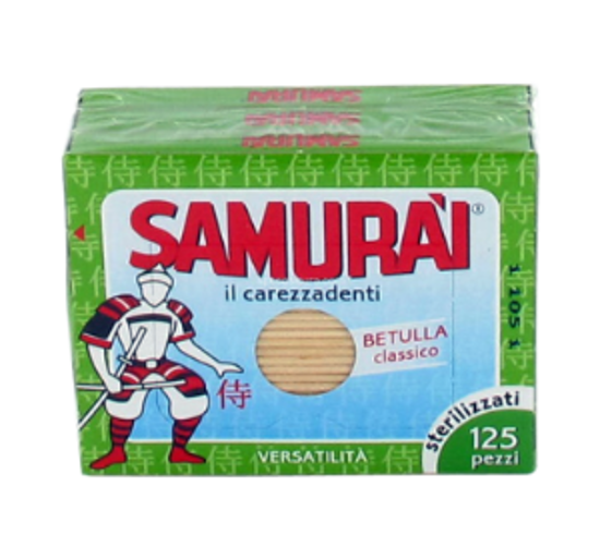 Immagine di SAMURAI STUZZICADENTI PZ.125 X 3